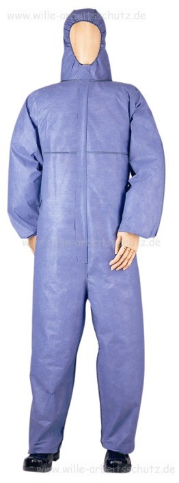 Comfortex - Chemikalienschutz - Einwegoverall blau, antistatisch, atmungsaktiv. Klicken für Großbild